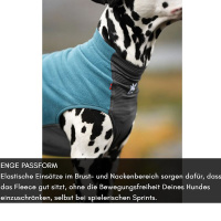 Non-stop Dogwear Trail Quest Fleece Pullover teal petrol 27