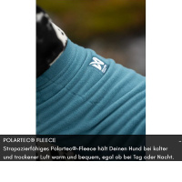 Non-stop Dogwear Trail Quest Fleece Pullover teal petrol 36