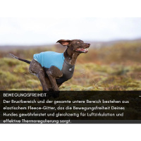 Non-stop Dogwear Trail Quest Fleece Pullover teal petrol 45