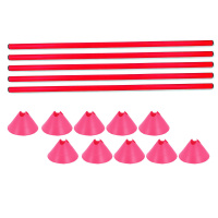 Hürden Set Cavaletti Agility Hundetraining 100cm PINK ROT