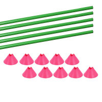 Hürden Set Cavaletti Agility Hundetraining 100cm PINK GRÜN