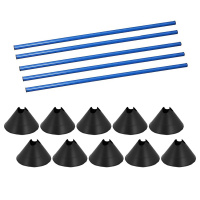 Hürden Set Cavaletti Agility Hundetraining 100cm SCHWARZ BLAU