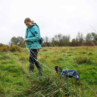 AnnyX Führleine verstellbar Bolt FUN ozean türkis Middle