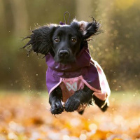 Non-stop Dogwear toller Regenmantel FJORD 2.0 mauve lila 60