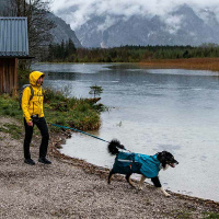 Non-stop Dogwear toller Regenmantel FJORD 2.0 teal petrol 36