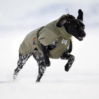Non-stop Dogwear Glacier Wool Jacket 3.0 Wintermantel oliv grün 80