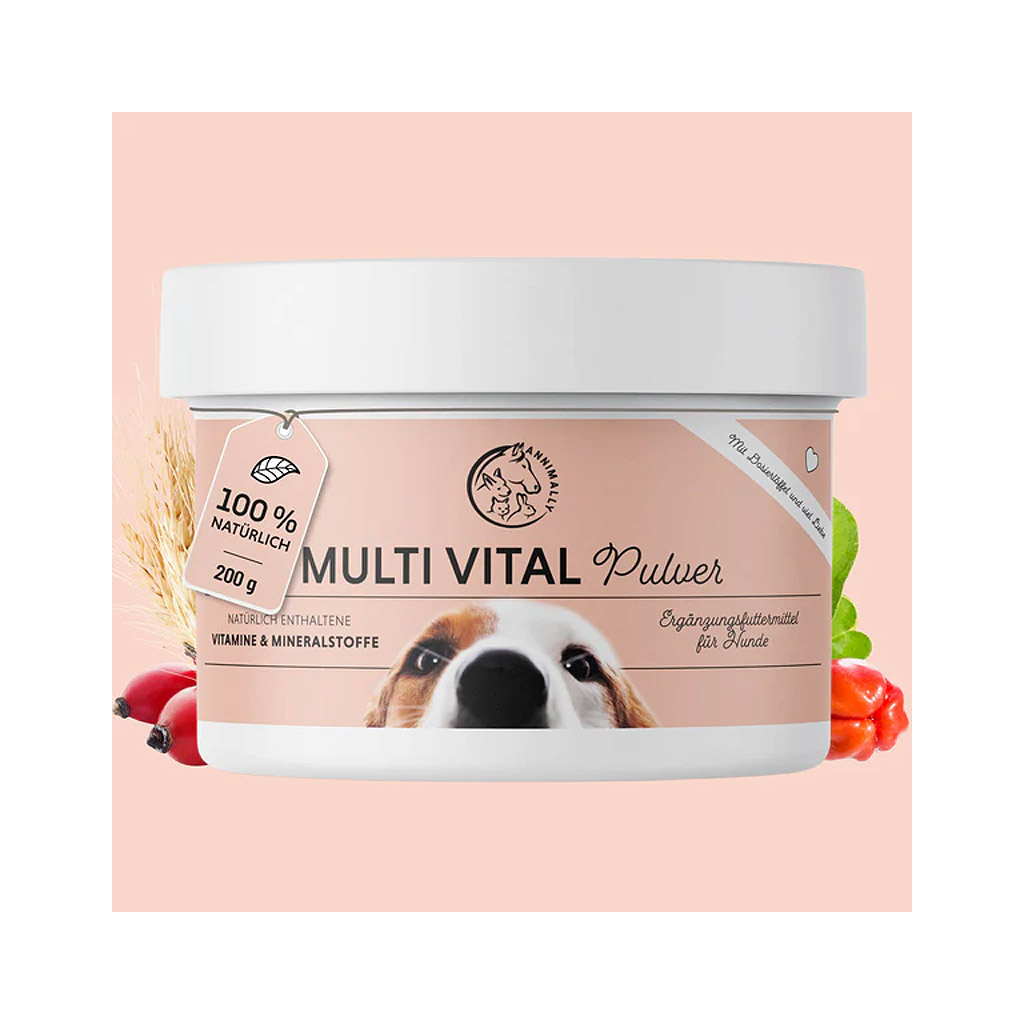 Nahrungsergänzung für Haut und Fell von Hunden