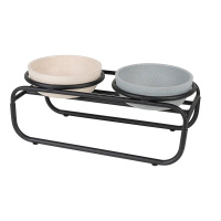 District 70 BUTLER Futternapfständer beige S