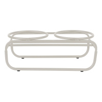 District 70 BUTLER Futternapfständer beige L