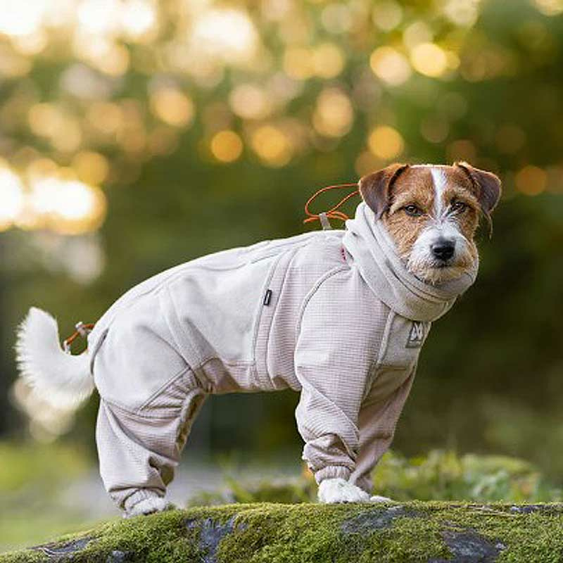 Non-stop Dogwear TRAIL QUEST Overall Fleecepullover mit Beinen sand beige 40