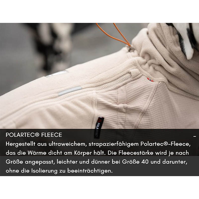 Non-stop Dogwear TRAIL QUEST Overall Fleecepullover mit Beinen sand beige 55
