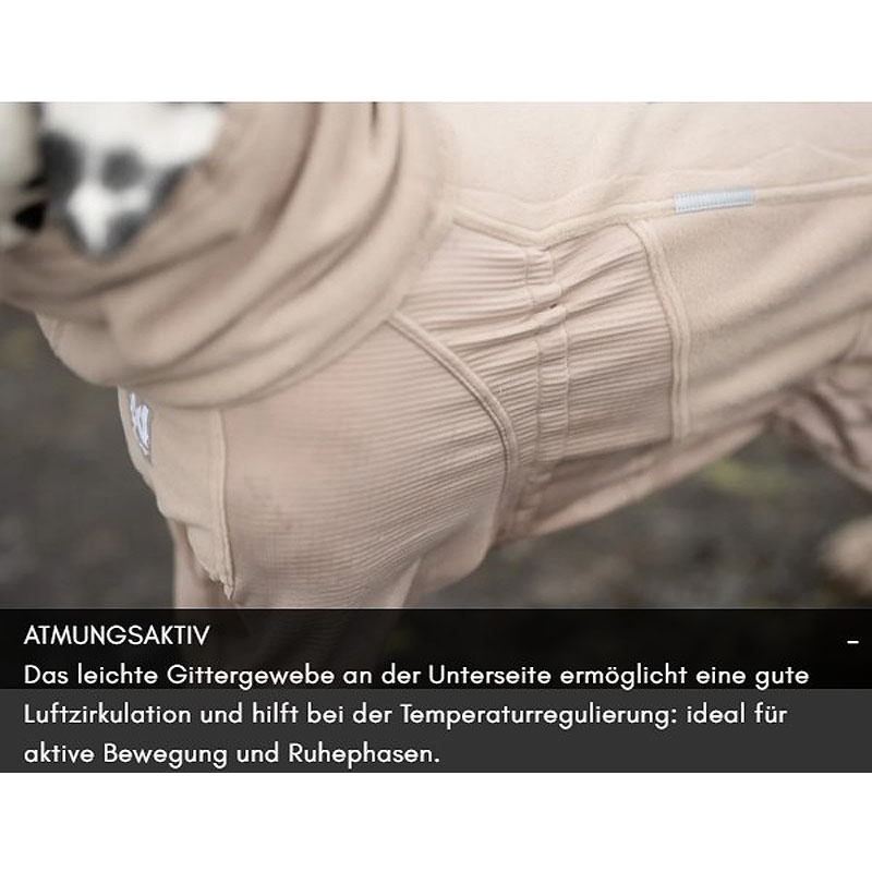 Non-stop Dogwear TRAIL QUEST Overall Fleecepullover mit Beinen sand beige 55