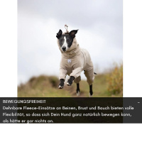 Non-stop Dogwear TRAIL QUEST Overall Fleecepullover mit Beinen sand beige 65