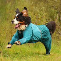 Non-stop Dogwear FJORD Overall Regenmantel mit Beinen teal petrol 80