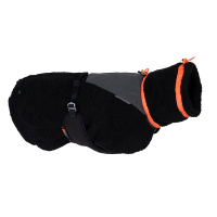 Non-stop Dogwear Trekking Fleece Jacke Pullover für Hunde schwarz orange 30