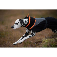Non-stop Dogwear Trekking Fleece Jacke Pullover für Hunde schwarz orange 40