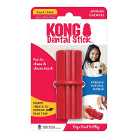 KONG Dental Stick für Kau und Apportierspiele rot S