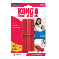 KONG Dental Stick für Kau und Apportierspiele rot L