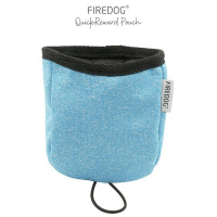 FIREDOG QuickReward Beutel Tasche aus Softshell türkis meliert