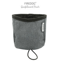 FIREDOG QuickReward Beutel Tasche aus Softshell dunkelgrau meliert