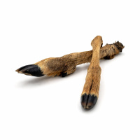 Rehbein mit Fell aus Deutschland für Hunde 3 Stück