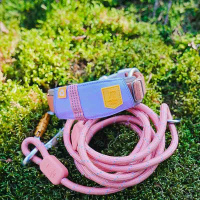 Woolly Wolf Alpha 360 Halsband für Hunde Lavendel S