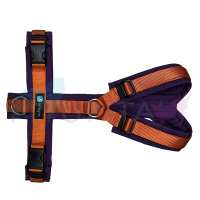 AnnyX Brustgeschirr Hundegeschirr Fun Limited Edition Pflaume trifft Zimt L