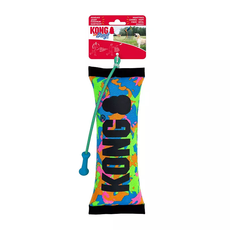 KONG Bunji High Viz Bumper Apportierspielzeug bunt mit neonfarben