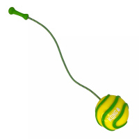 KONG High Viz Bunji Ball L Apportierspielzeug für Hunde gelb