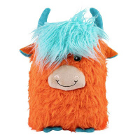 KONG Comfort Jumbo Highland Cow Kühe XL orange/blau