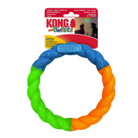 KONG TWISTZ HIGH VIZ Ring  für Hunde orange/blau/grün