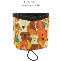 FIREDOG QuickReward Leckerchen Tasche aus Nylon berrry/dandelion