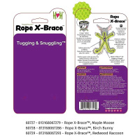 HuggleHounds X-Brace Kollektion Robuste und Kuschelige Spielzeuge TINTENFISCH