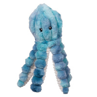 HuggleHounds X-Brace Kollektion Robuste und Kuschelige Spielzeuge TINTENFISCH