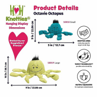 HuggleHounds Knottie Octavie Octopus L