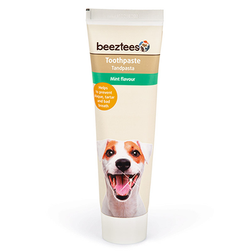 Beeztees Zahnpasta mit Geschmack für Hunde Minze