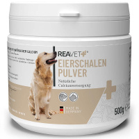 REAVET Eierschalenpulver für Zähne und Knochen 500g