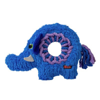 KONG Ringaroos Kuscheltier Apportierspielzeug für Hunde Elefant M