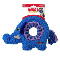 KONG Ringaroos Kuscheltier Apportierspielzeug für Hunde Elefant M