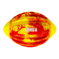 KONG FlexBall Sport Football für Hunde gelb/rot M