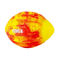KONG FlexBall Sport Football für Hunde gelb/rot M