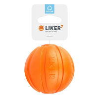 LIKER Ball Hundeball für Apportierspiele orange L 9cm