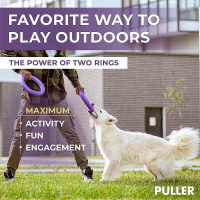 PULLER Dog Fitness Tool Trainingsspielzeug S 19,5cm lila violett