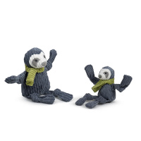 Hugglehounds Knotties Wild Seb Sloth Faultier grau