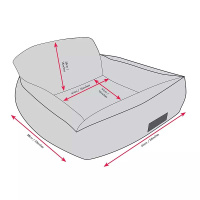 KONG Ultimate Safety Seat & Tether Autositz für Hunde