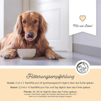 ANNIMALLY LAX-Öl reines Lachsöl für Hunde 1L