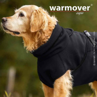Warmover Cape Pullover für mitelgroße Hunde dunkelgrau M