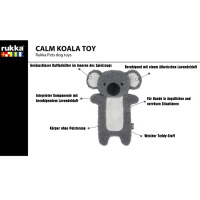 RUKKA Pets Calm Koala Toy Kuscheltier grau