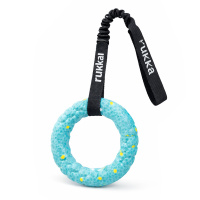 RUKKA Pets Ring Toy Zerr- und Apportierspielzeug für Hunde blau