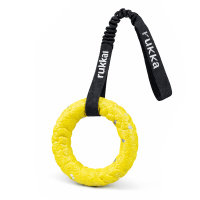 RUKKA Pets Ring Toy Zerr- und Apportierspielzeug für Hunde gelb